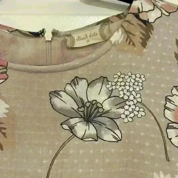 Altar’d State Pink‎ Floral long Sleeve Dress - Picture 4 of 8